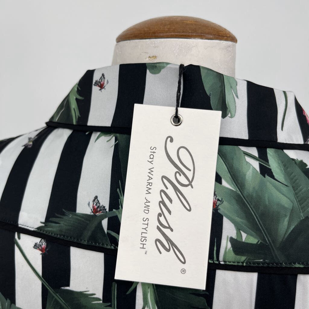 Plush L/s Floral Shirt, Shorts