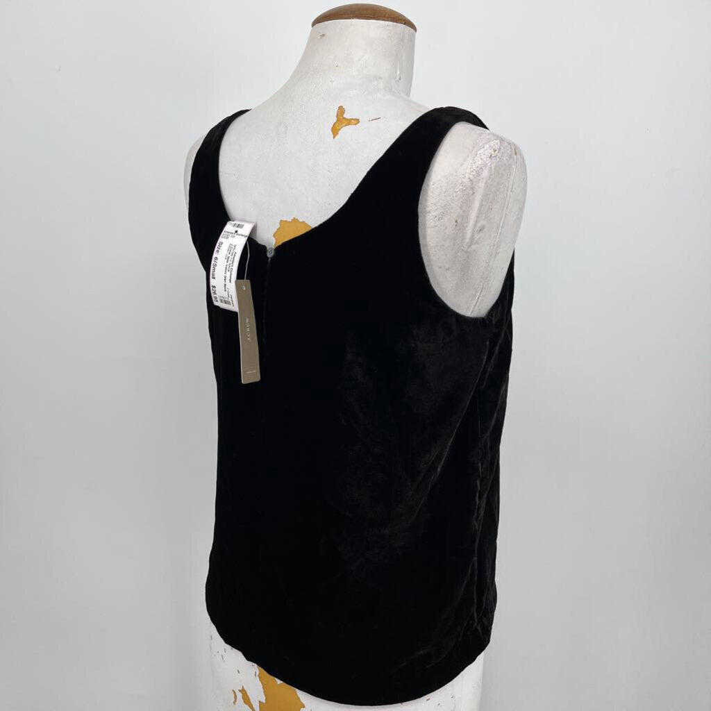 J Crew Slvls Velvet Shirt