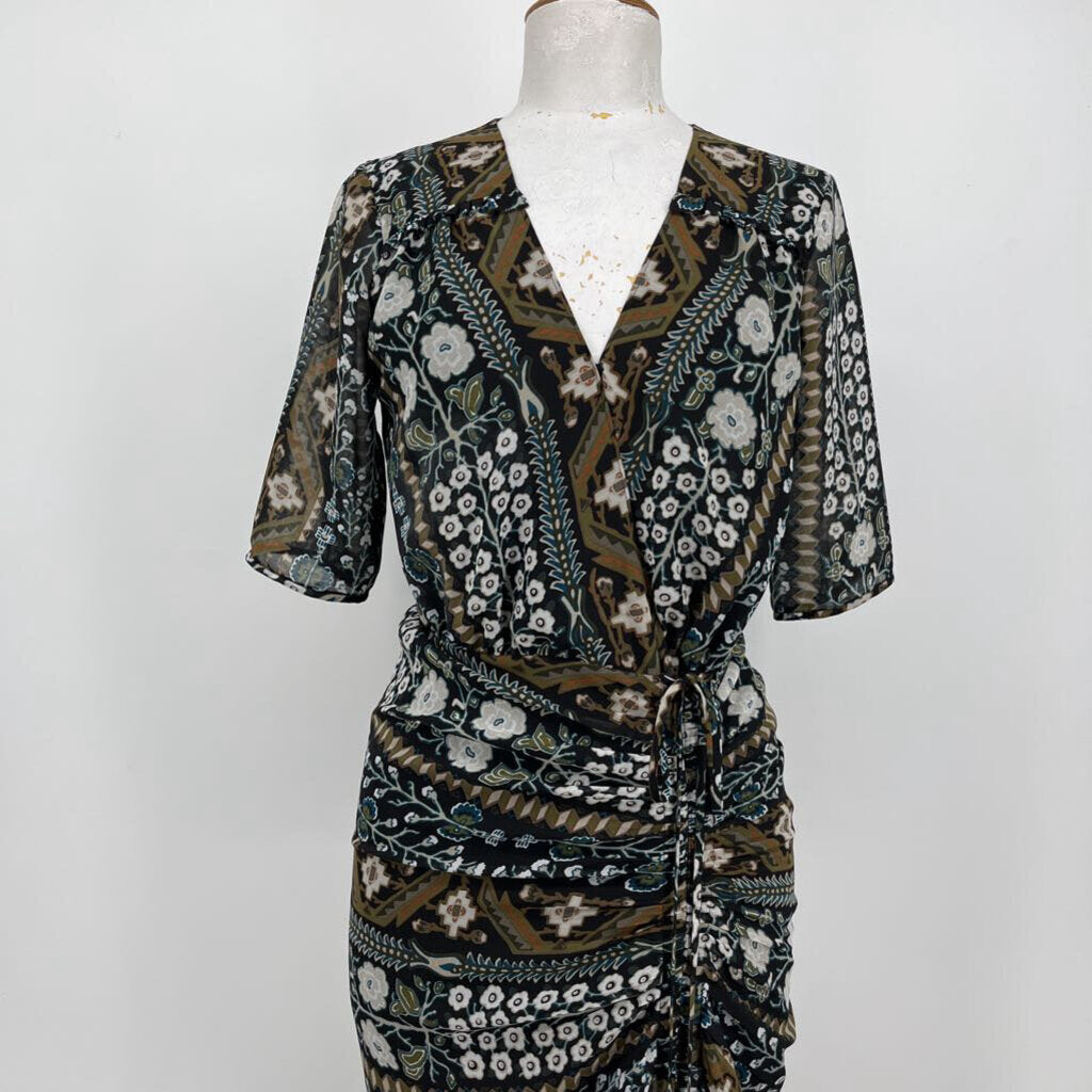 Veronica Beard S/s Floral Maxi Dress AS IS