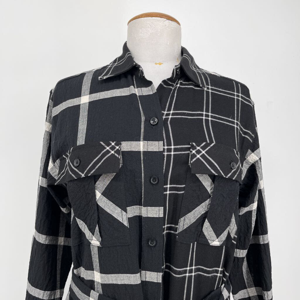 Current Elliott L/s Plaid Dress