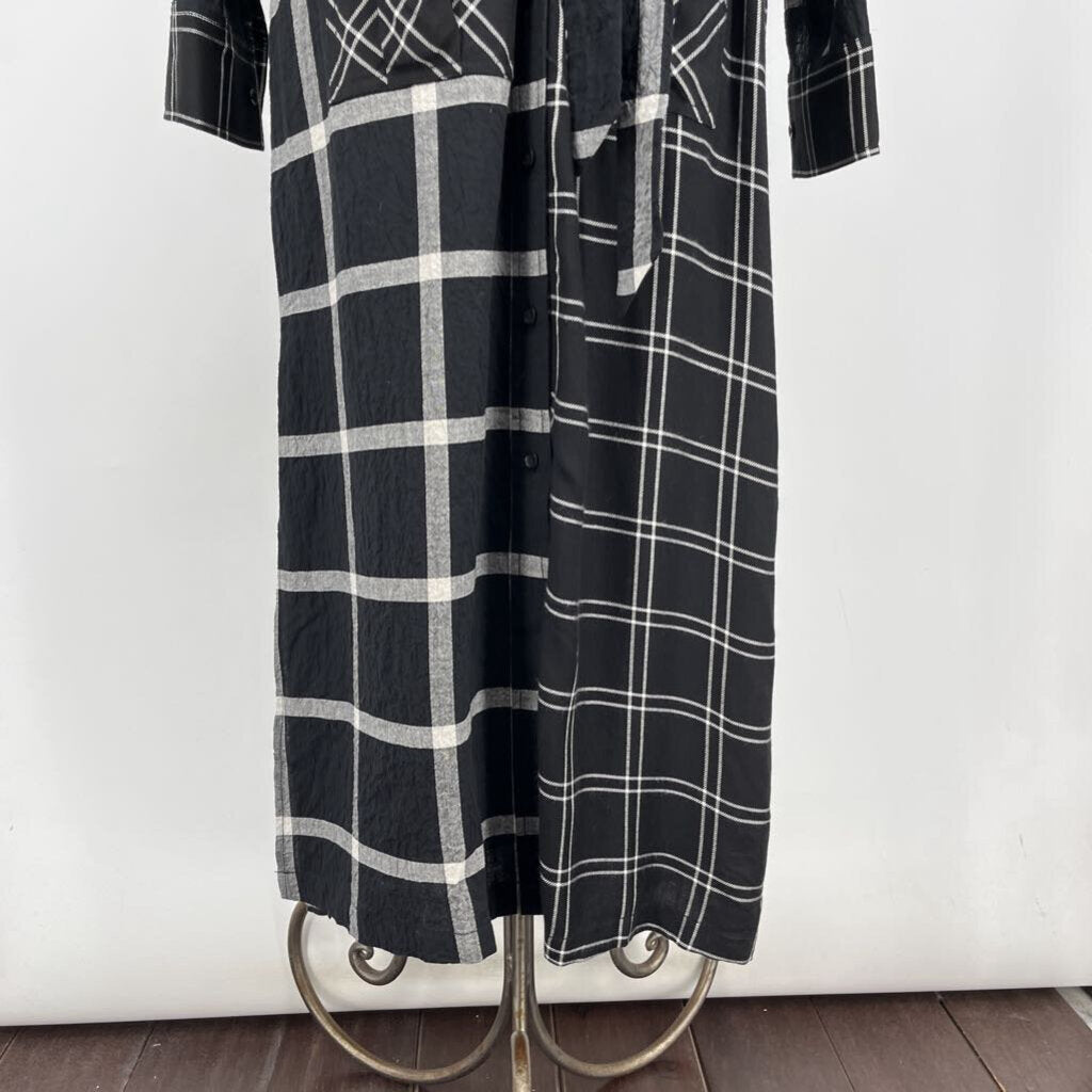 Current Elliott L/s Plaid Dress