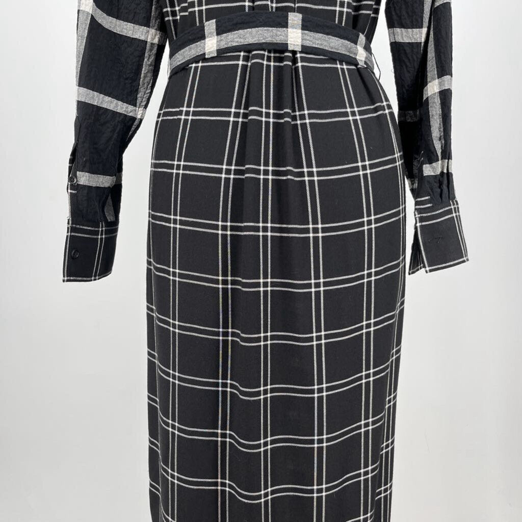 Current Elliott L/s Plaid Dress