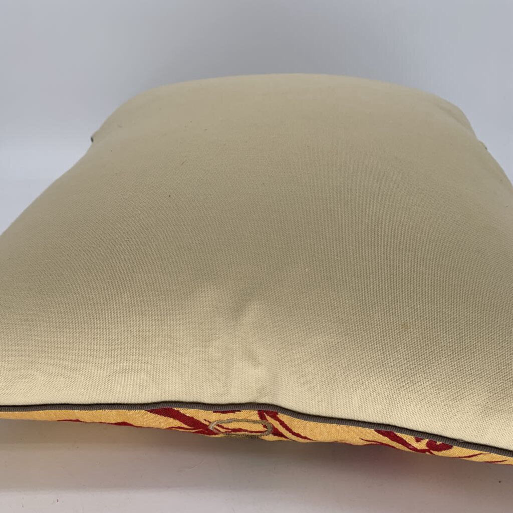 Birds in Cage Throw Pillow