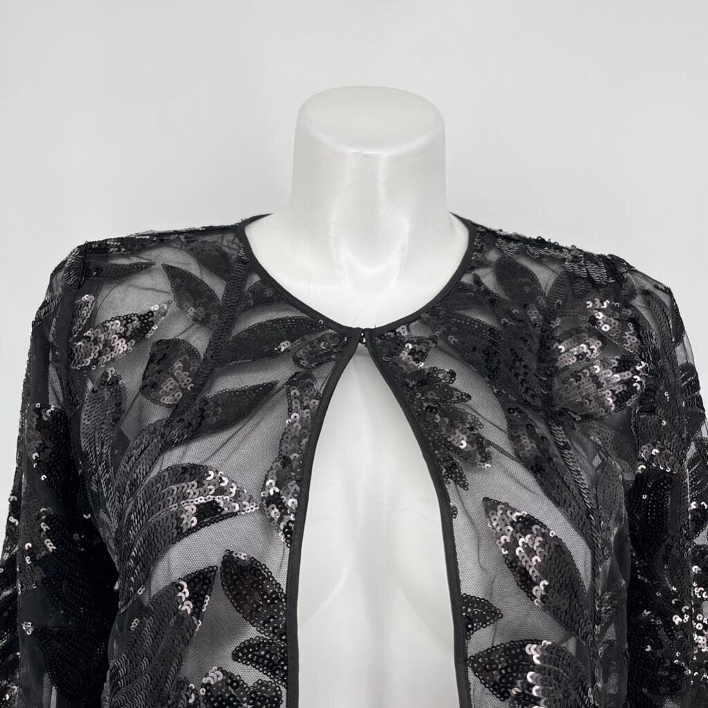Chicos Sheer Sequin Evening Jacket