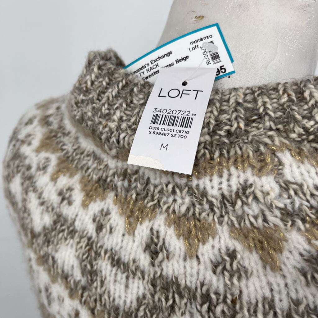 Loft L/s Sweater Dress