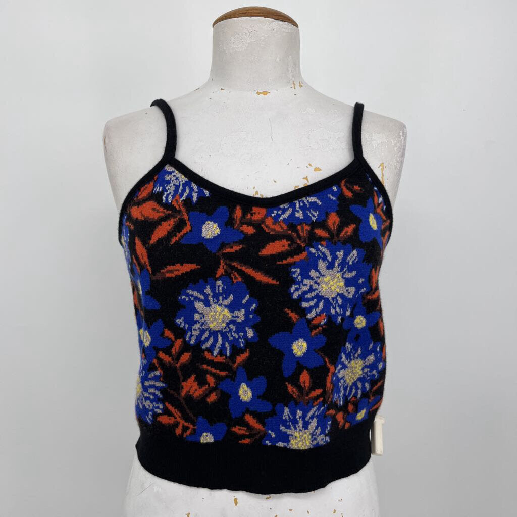 Maeve Slvls Floral Sweater