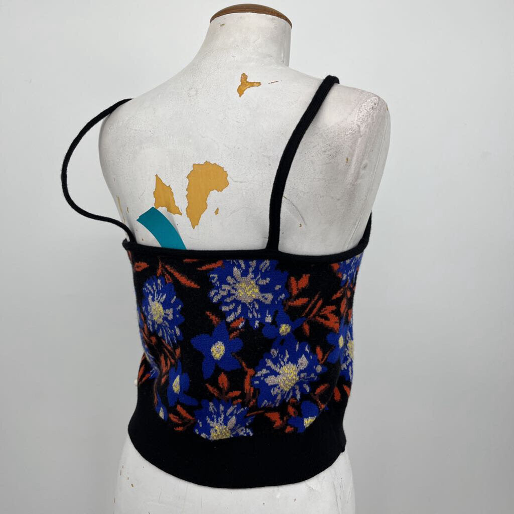 Maeve Slvls Floral Sweater