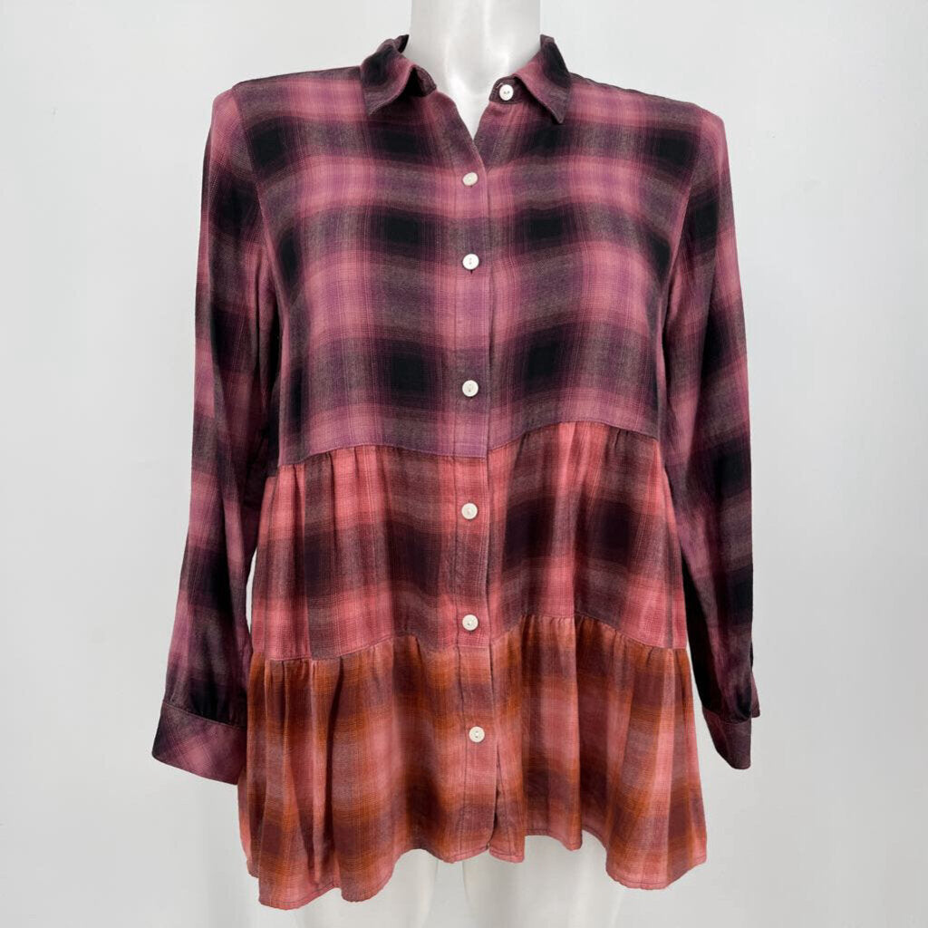 J Jill L/s Plaid Shirt