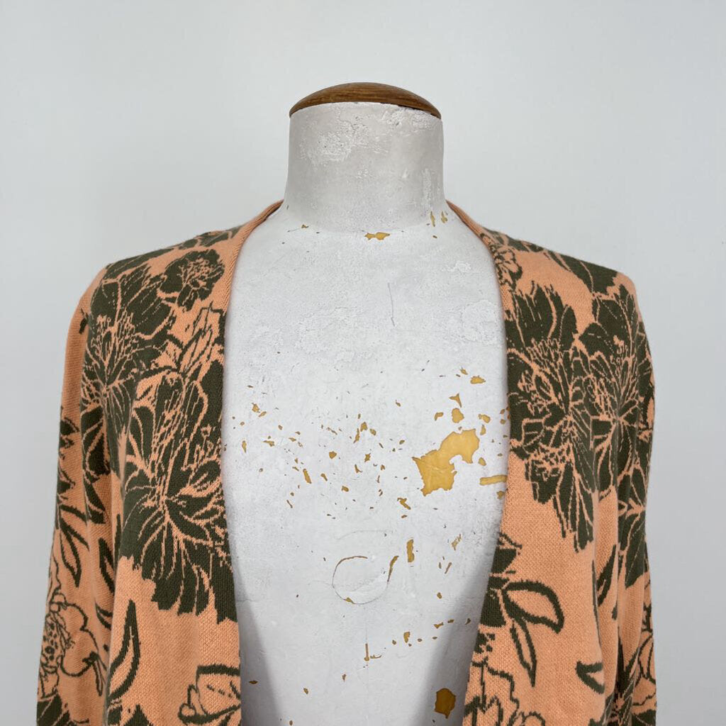 Soft Surroundings L/s Floral Cardigan
