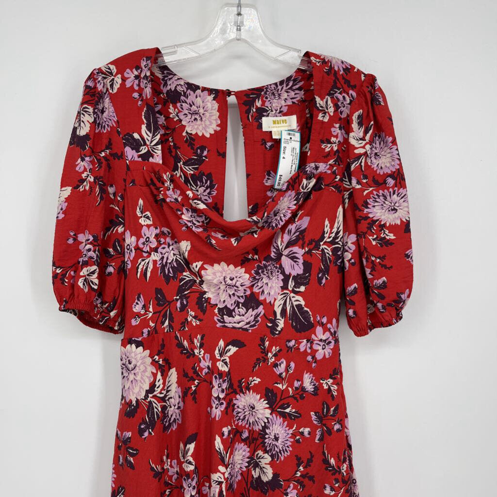 Maeve S/s Floral Maxi