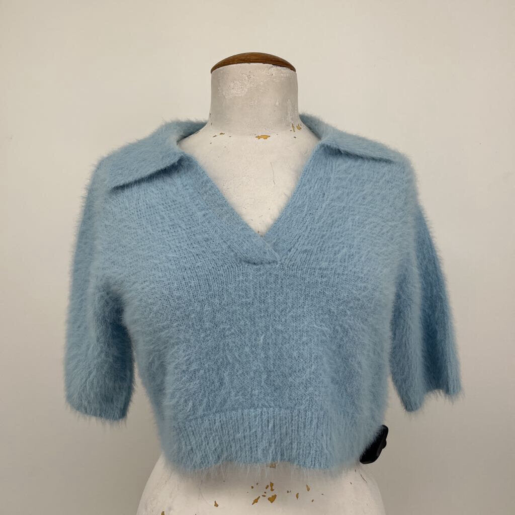 William Rast S/s Fuzzy Sweater