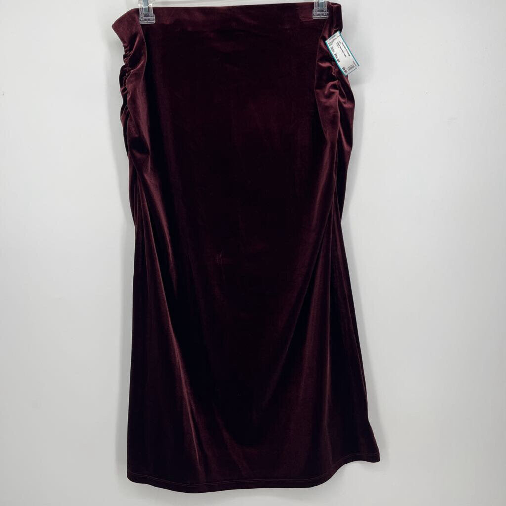 Velour Maxi Skirt
