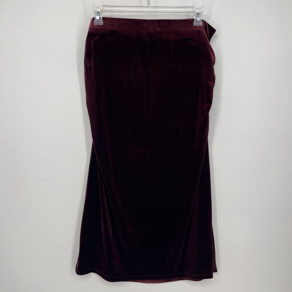 Velour Maxi Skirt