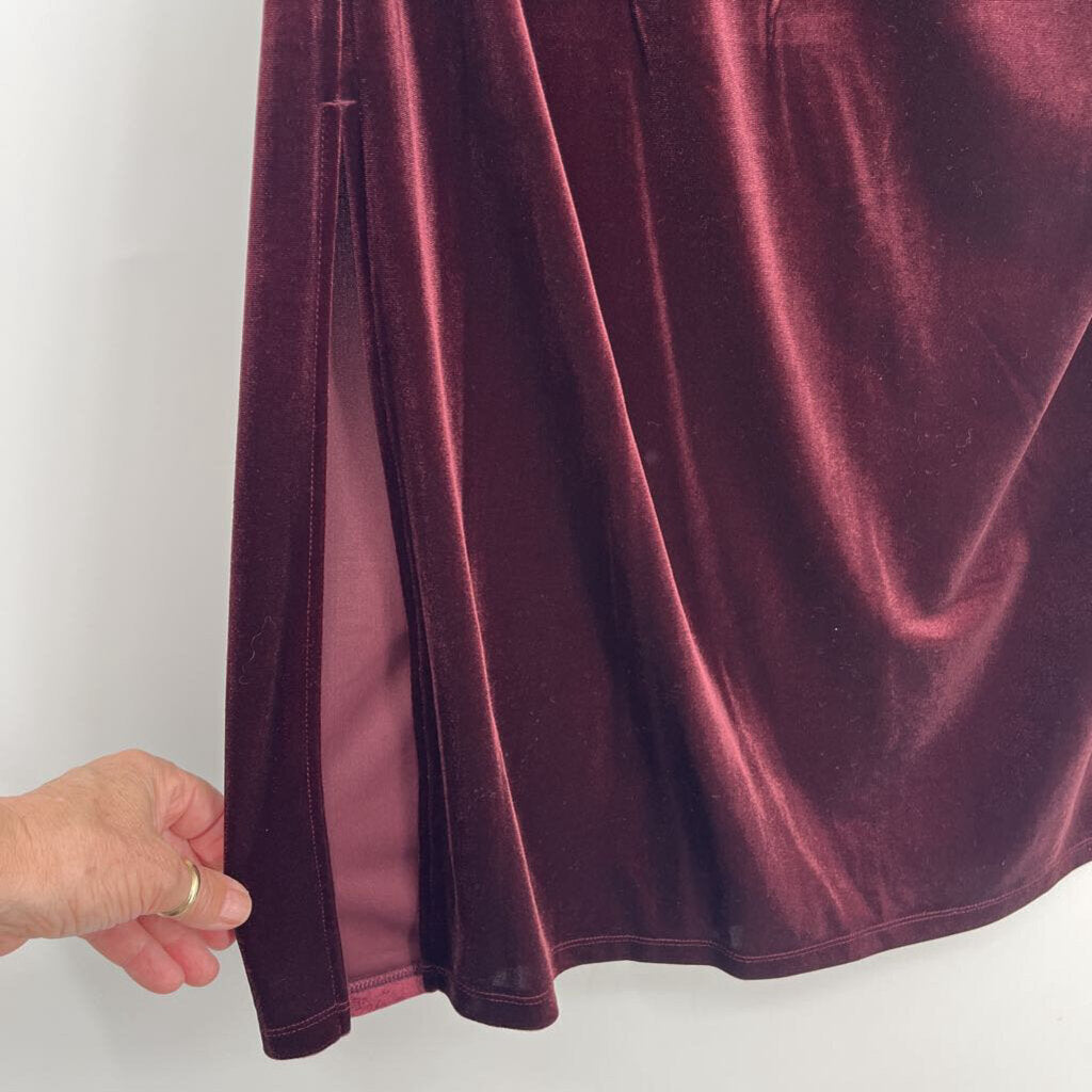 Velour Maxi Skirt