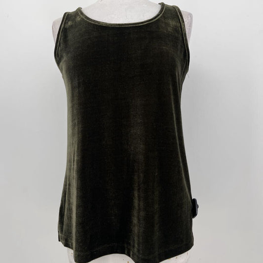 John Mark Sleeveless Velvet Tunic