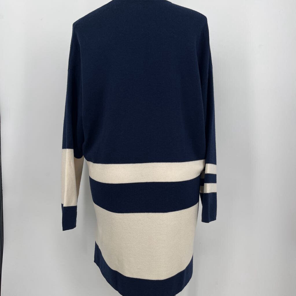 St. John Striped Wool Cardigan