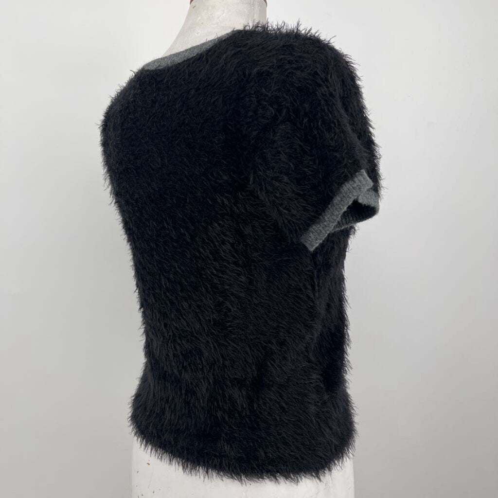 Natural Life S/s Fuzzy Sweater
