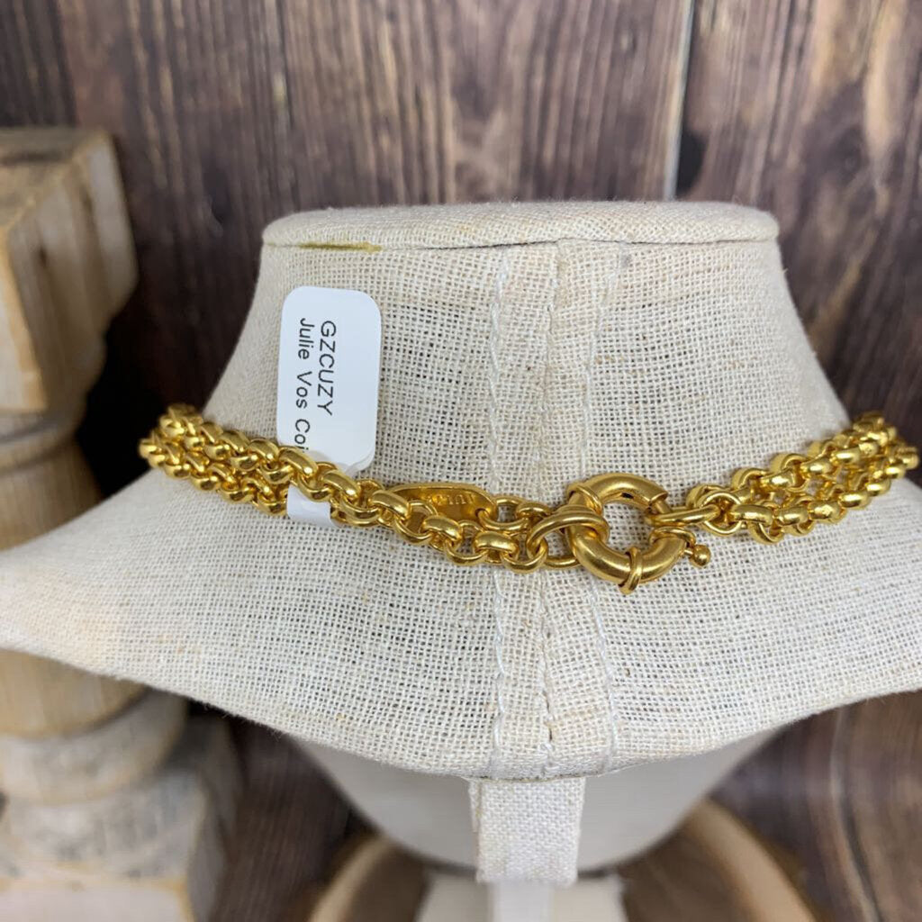 Julie Vos Coin Necklace
