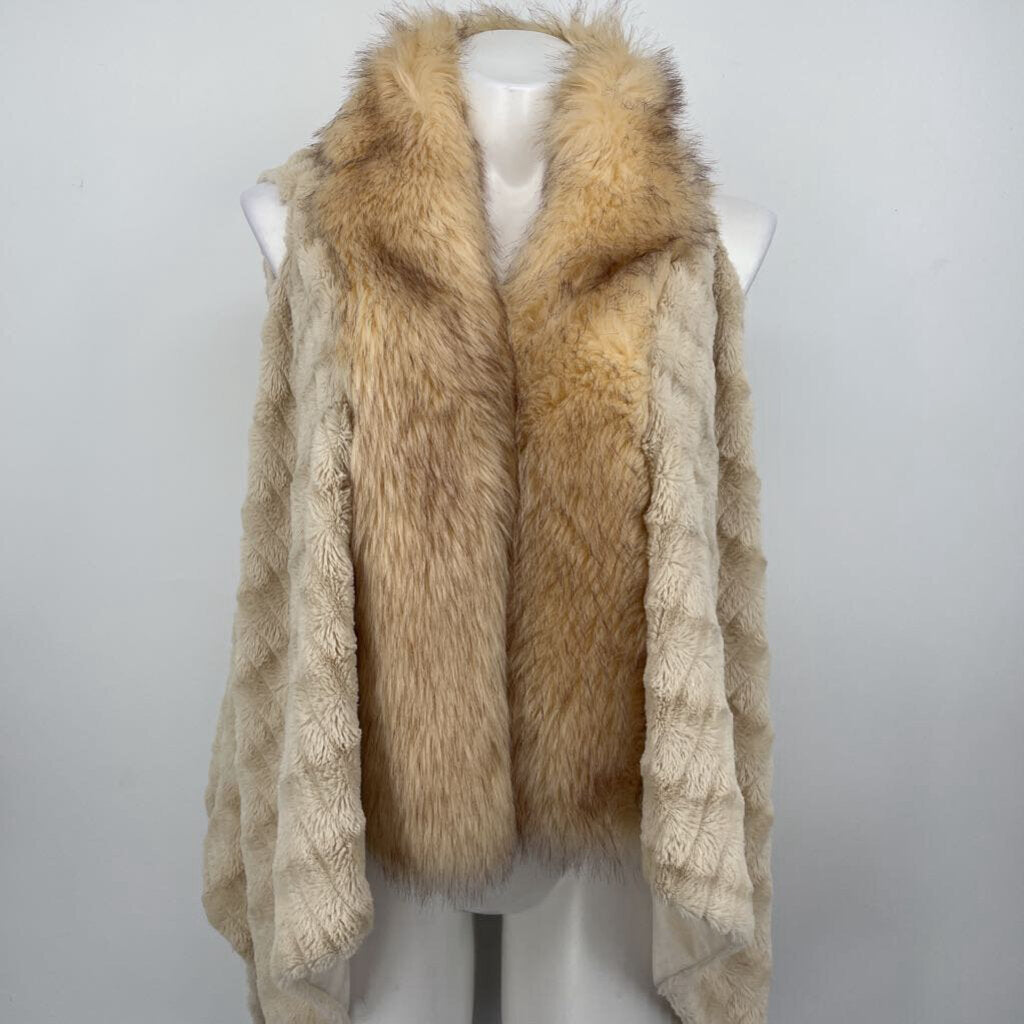 Faux Fur Open Vest