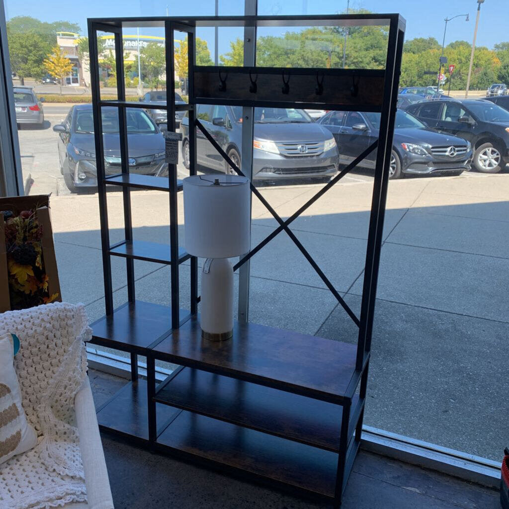Mudroom Metal Shelving Unit