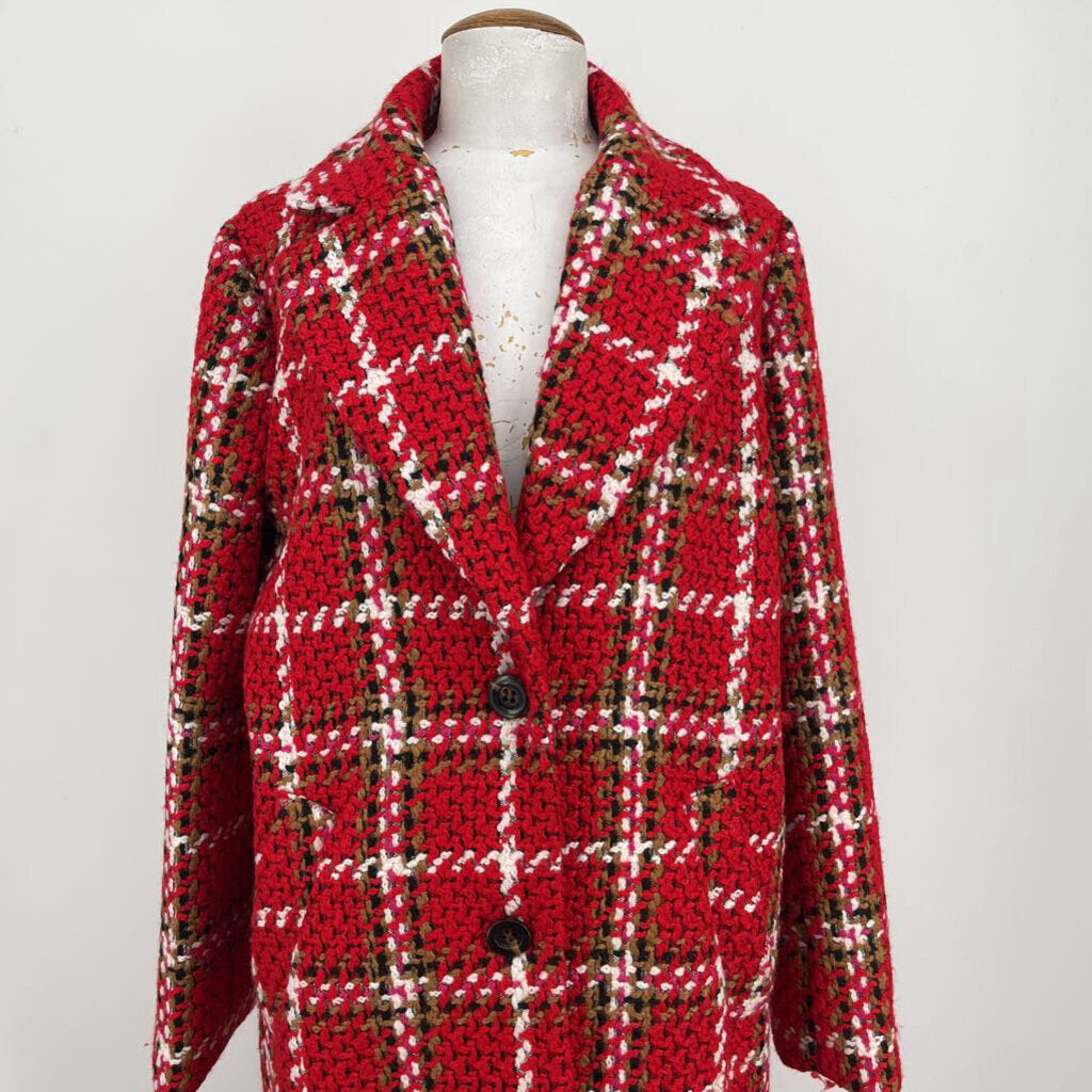 Ann Taylor Plaid Coat