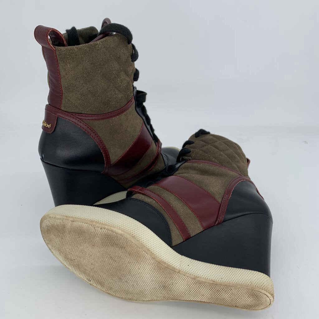 Chloe Wedge Boots AS IS