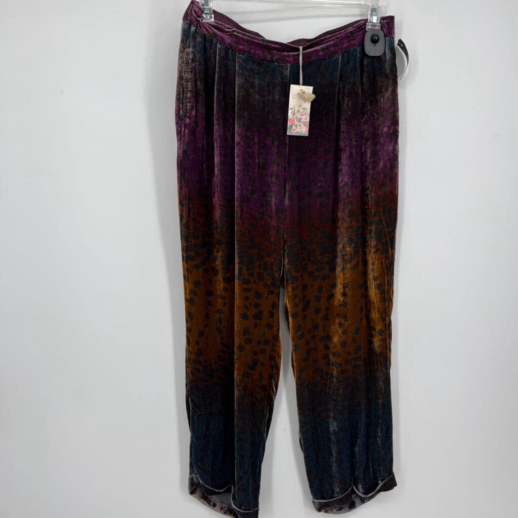 JW Cheetah Velvet Pant