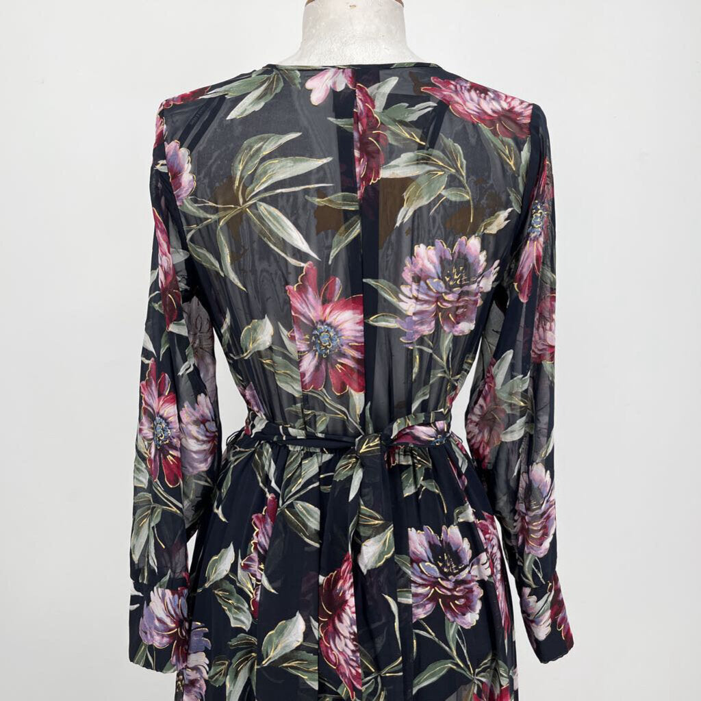 Alexa B L/s Floral Dress