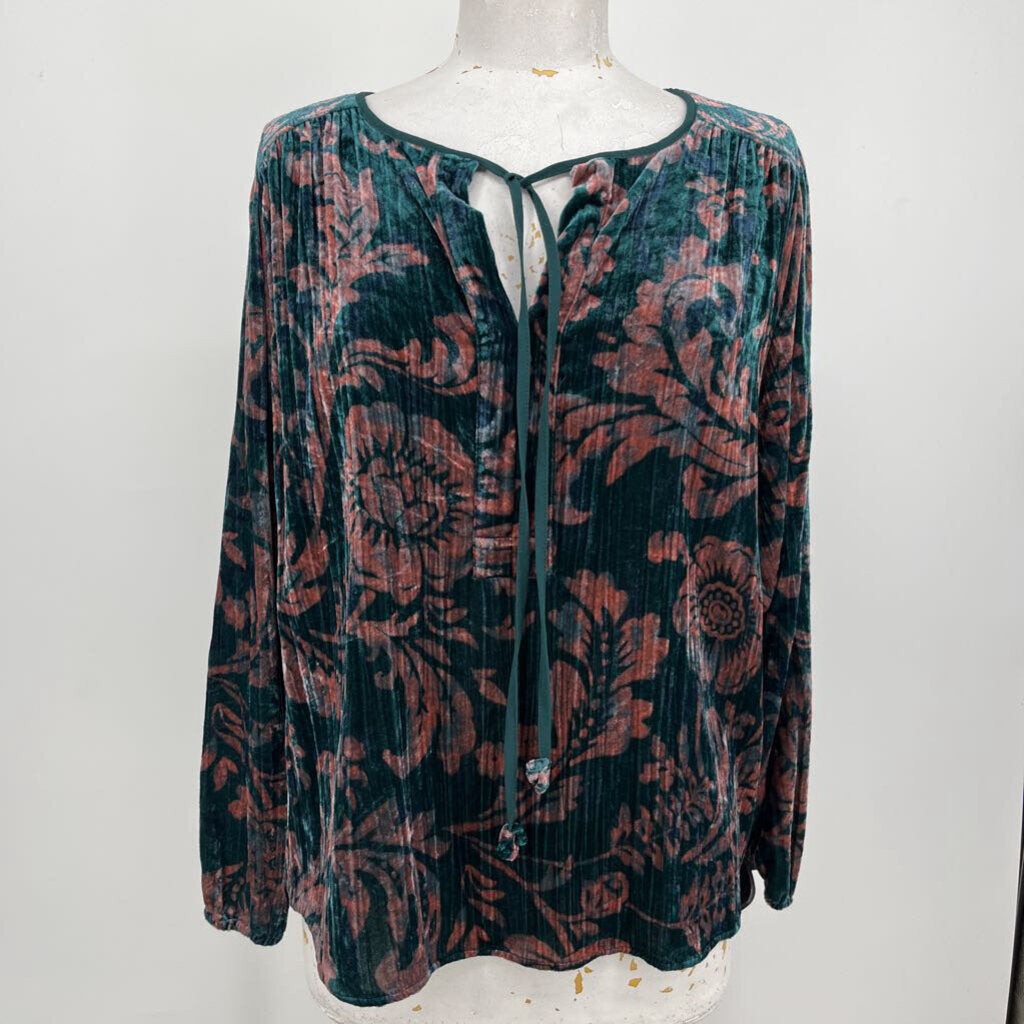 Anthropologie L/s Floral Shirt