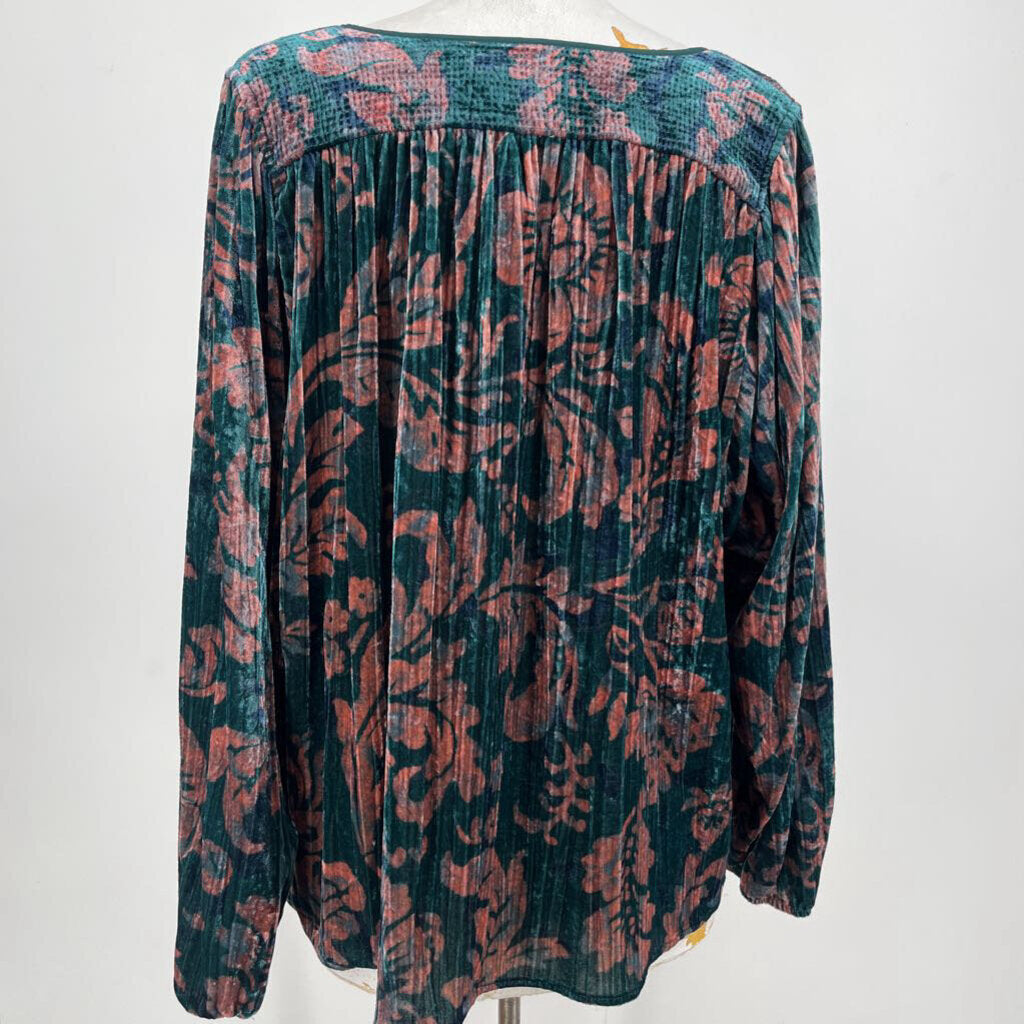 Anthropologie L/s Floral Shirt