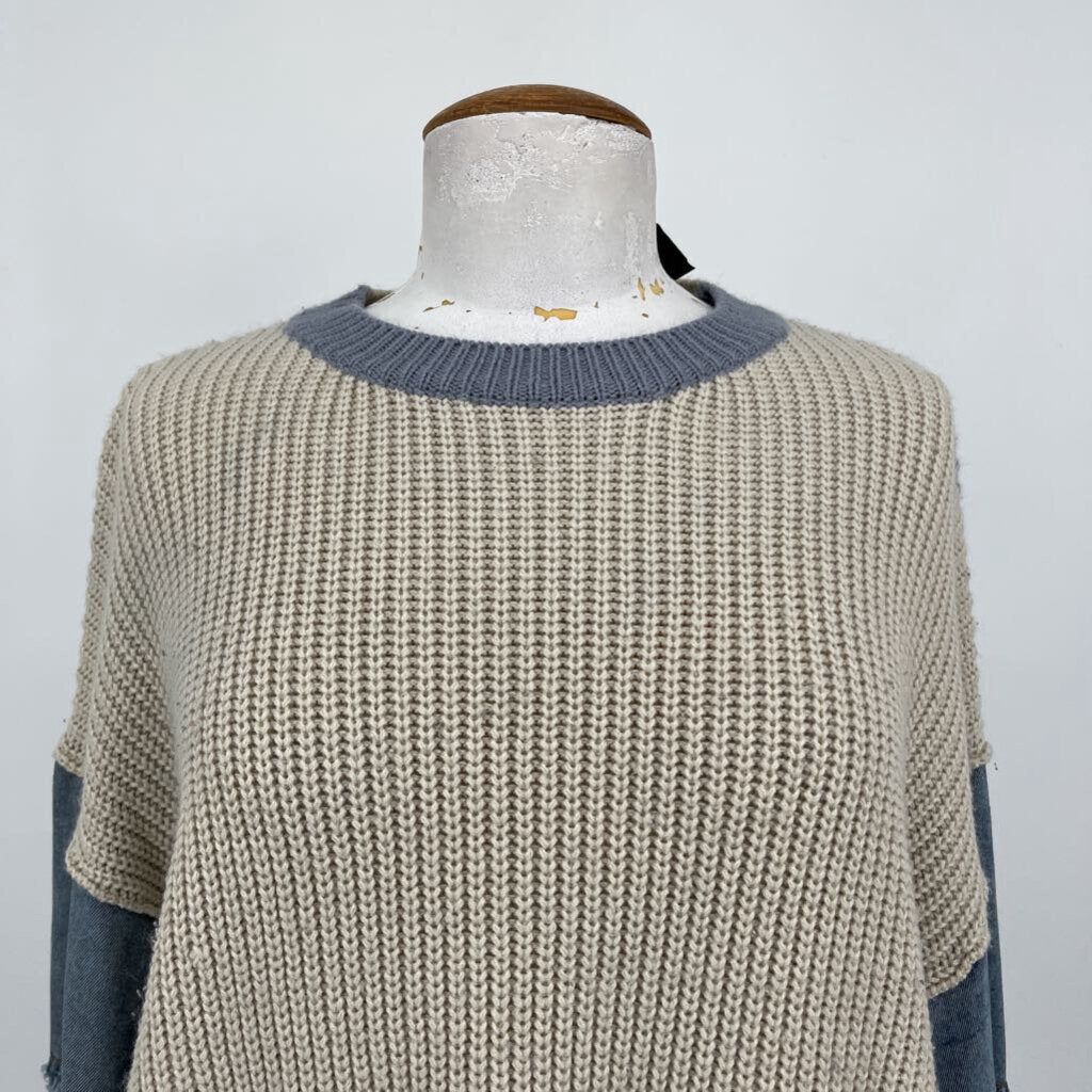 Easel Denim Slv Sweater