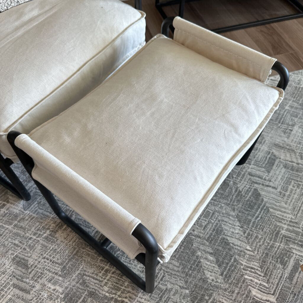 Four Hands Isabelle Chair & Ottoman