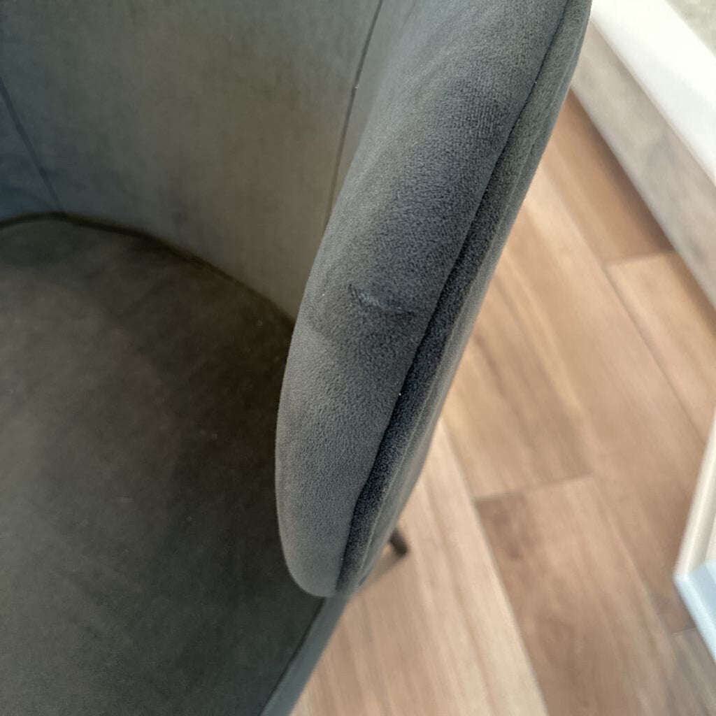 Four Hands Velvet Chair AS IS