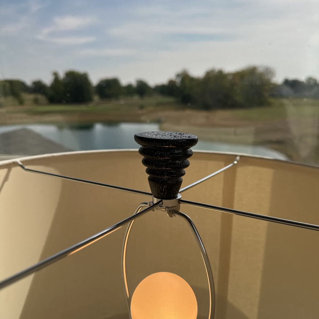 Wood Look Base Lamp AS IS