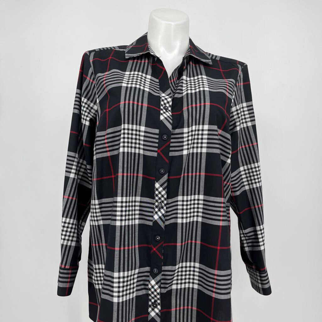 Foxcroft L/s Plaid Shirt