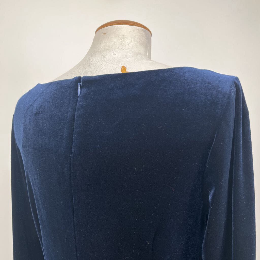 Teri Jon L/s Velvet Dress