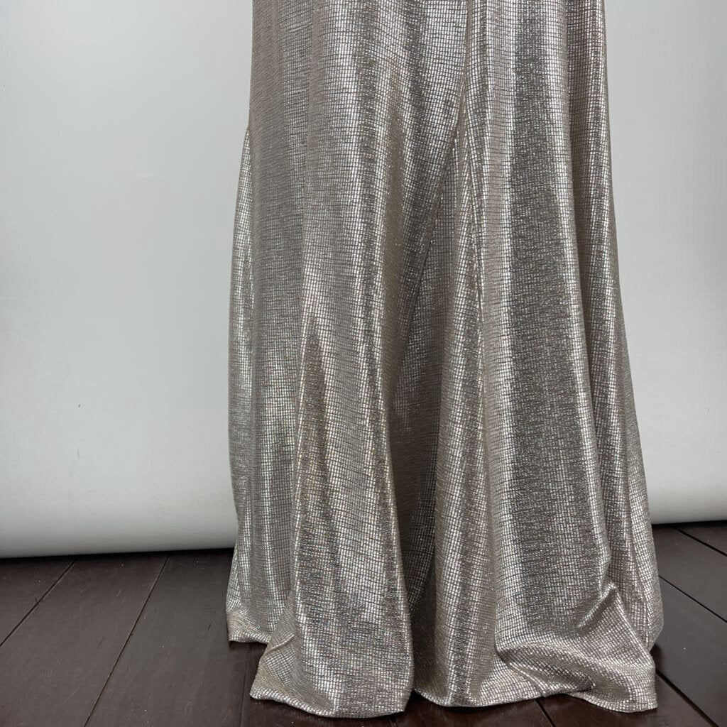Tahari Slvls Draped Neck Dress