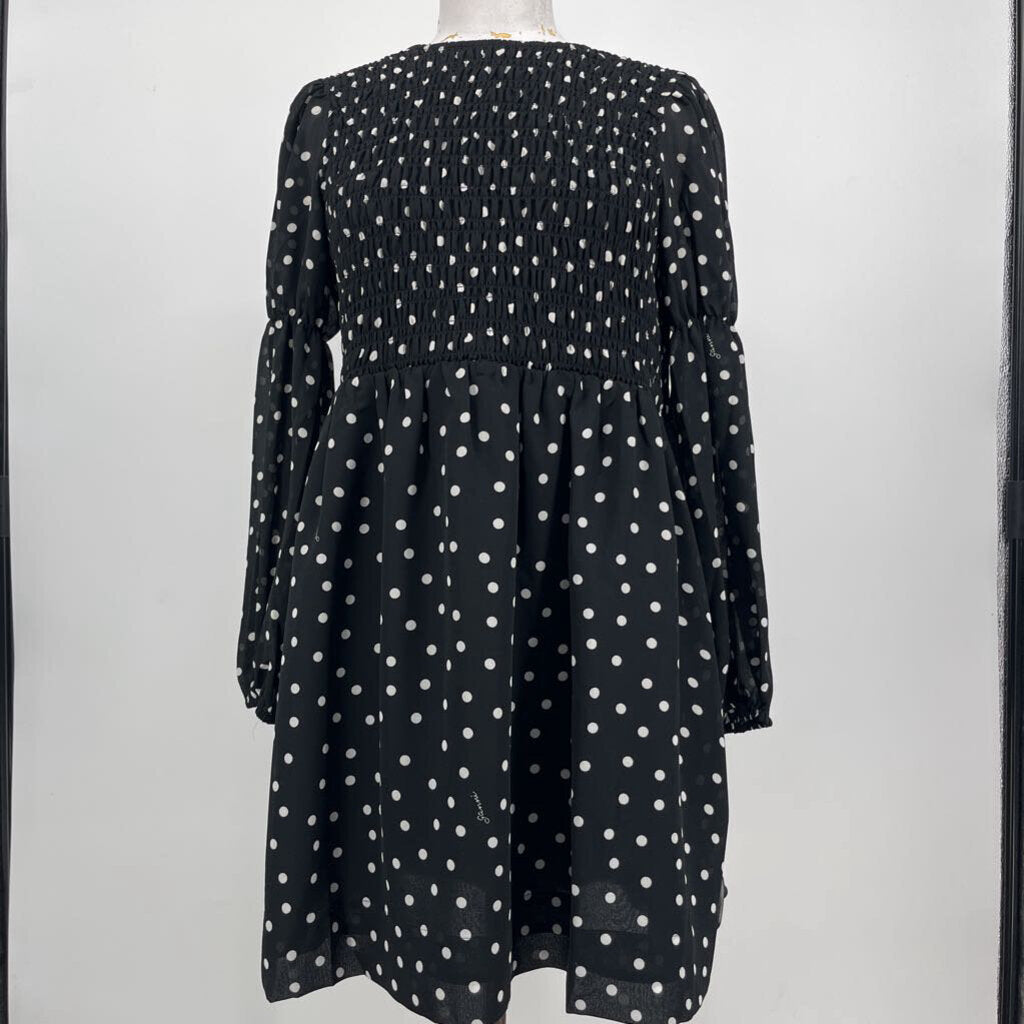 Ganni L/s Polka Dot Dress