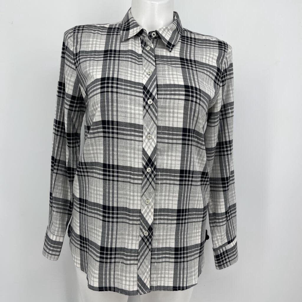 Talbots L/s Plaid Shirt