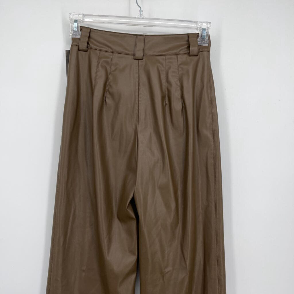 Zara Faux Leather Pants