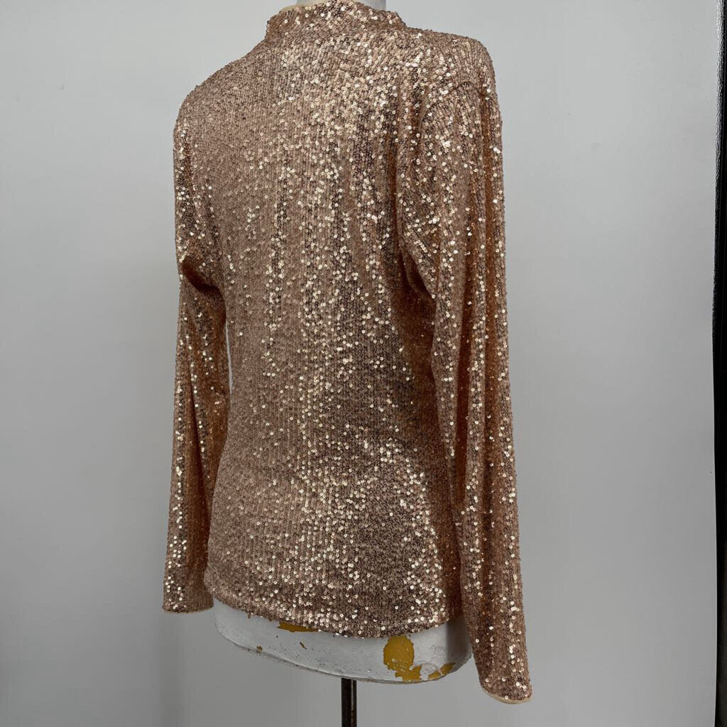 Boston Proper L/s Sequin Shirt
