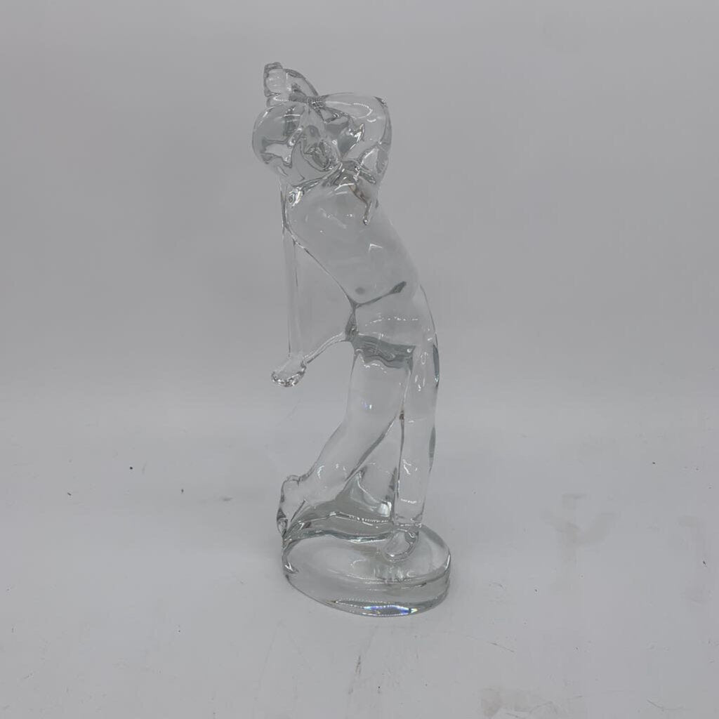 Baccarat Golfer Figure