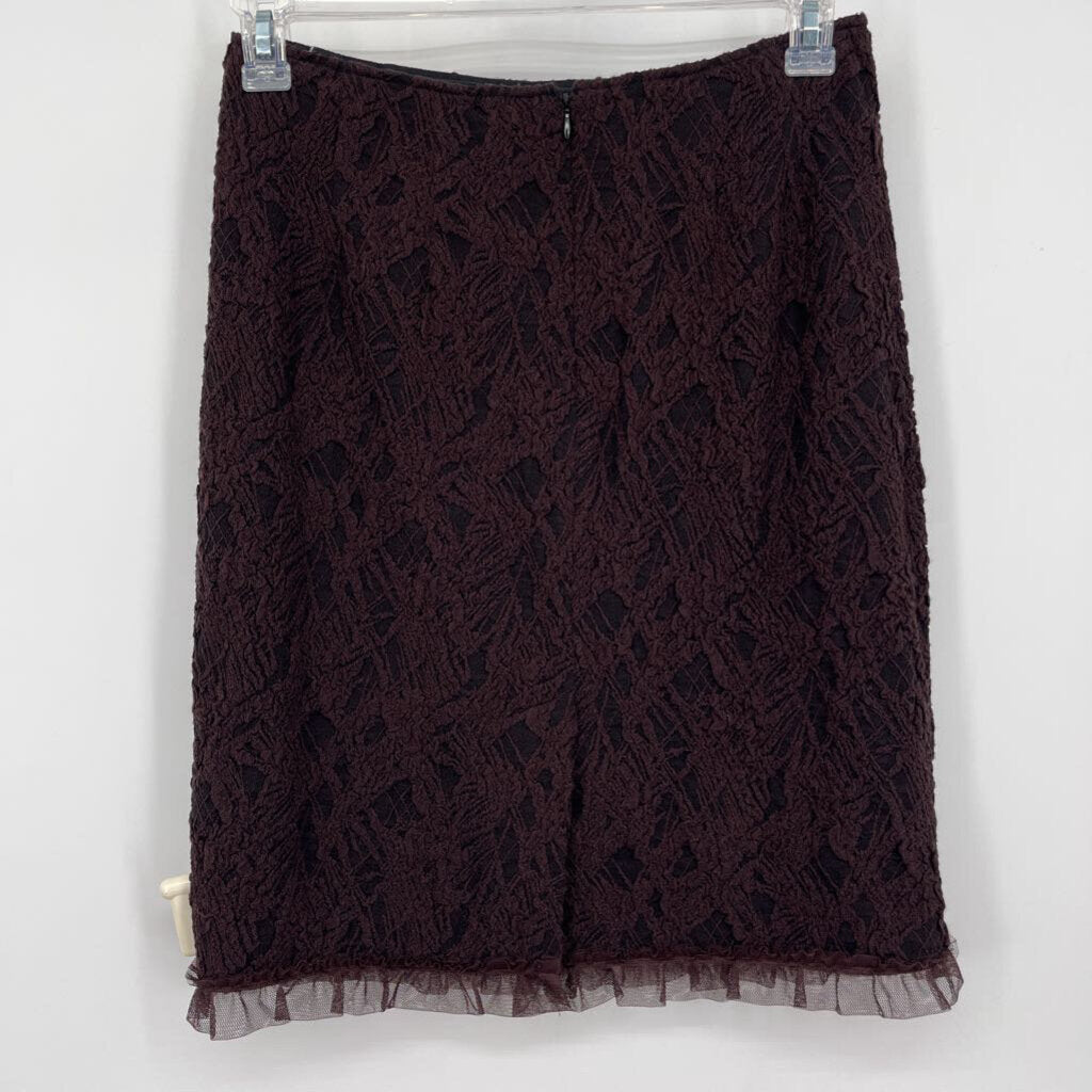 Teri Jon Textured Skirt