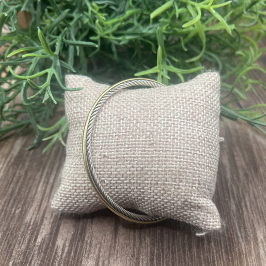 David Yurman Ster/18k Bangle