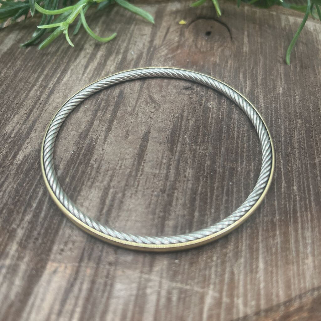 David Yurman Ster/18k Bangle