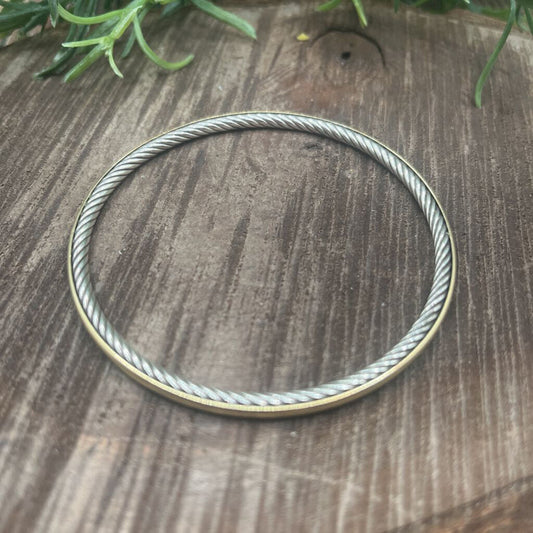 David Yurman Ster/18k Bangle