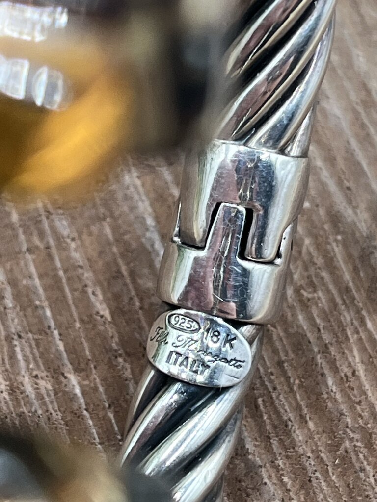 Flli Menegatti Ster/18k Cuff