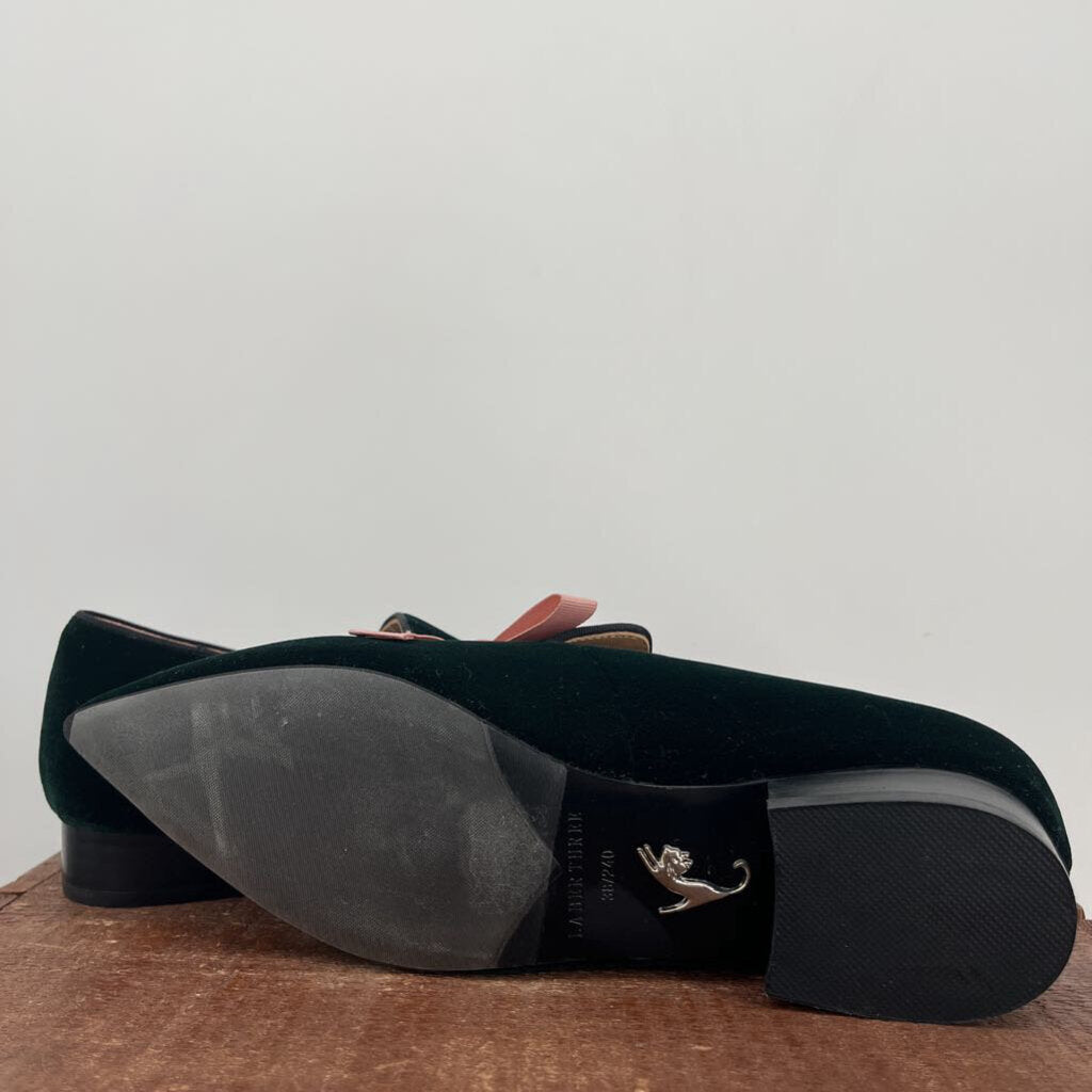 Laber Three Velvet Flats