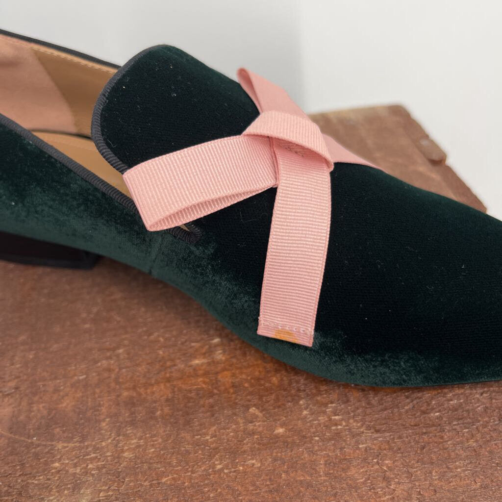 Laber Three Velvet Flats