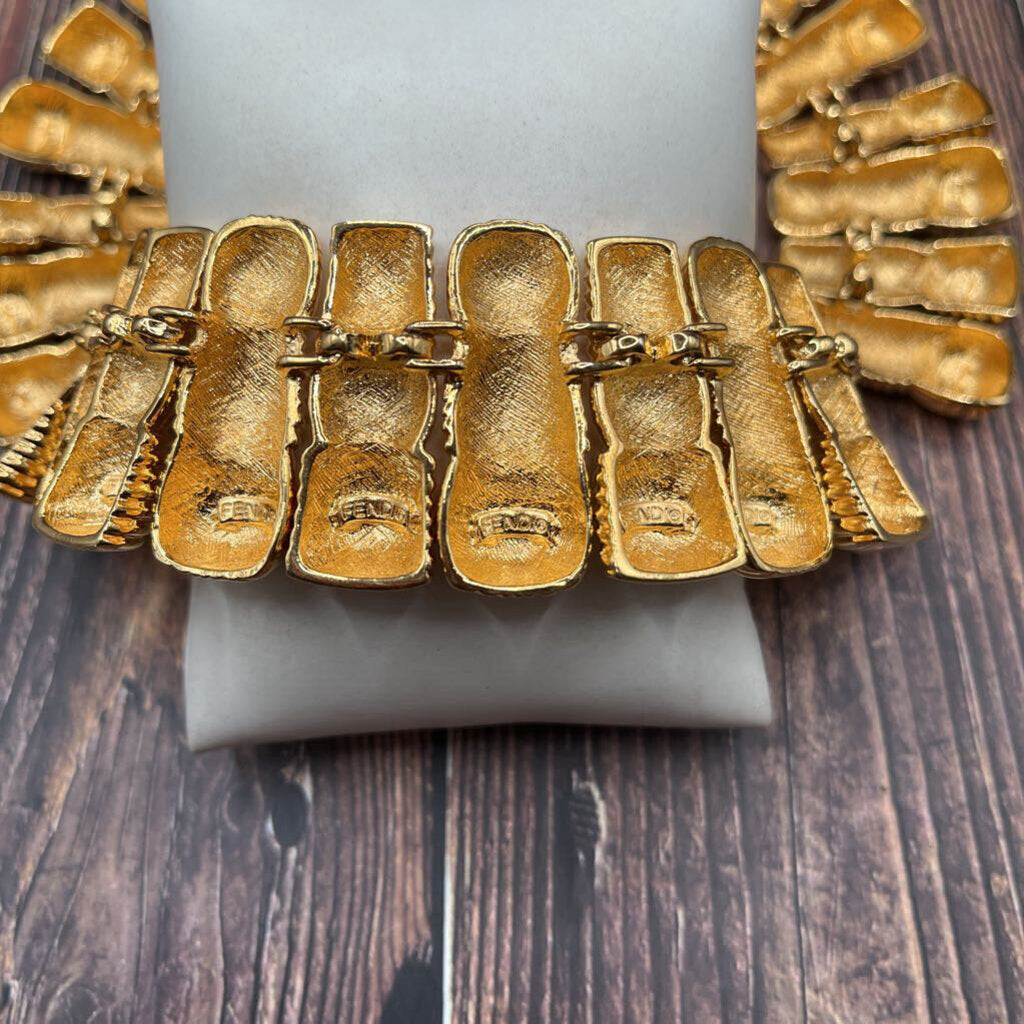 Fendi Basketweave Necklace